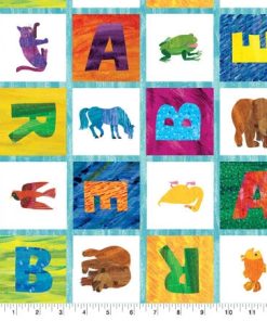 Eric Carle Brown Bear Abc Cotton Fabric