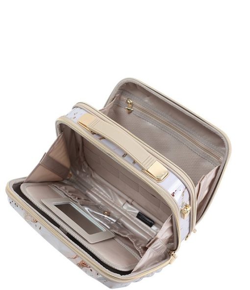 Savoir Collection Marbled Gold Travel Beauty Case - Image 4