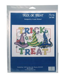 Imaginating 10.5 x 8 Trick or Treat Counted Cross Stitch Kit
