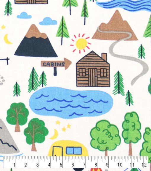 Camping Essentials Novelty Cotton Fabric - Image 3
