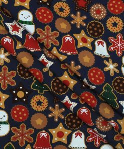 Cookies   Snowmen Super Snuggle Christmas Flannel Fabric