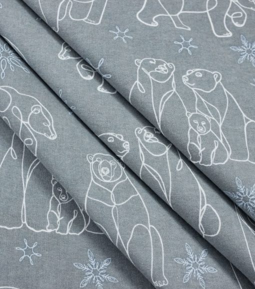Bears Super Snuggle Flannel Fabric - Image 2