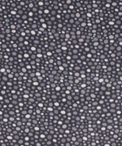 Black White Dots Blizzard Fleece Fabric