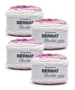Bernat Blanket Perfect Phasing Super Bulky Polyester Yarn 4 Bundle