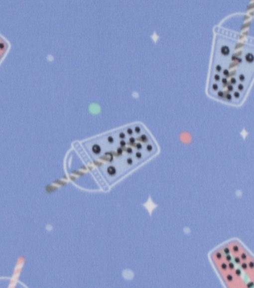 Boba Blizzard Prints Fleece Fabric