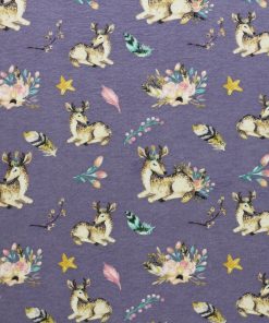 Floral Fawns Super Snuggle Flannel Fabric