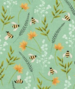 Super Snuggle Flannel Fabric Bee Floral