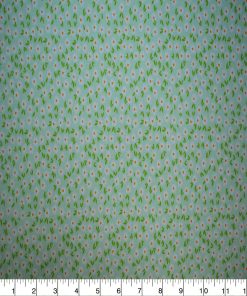 Packed Ditsy Floral on Mint Quilt Cotton Fabric by Quilter s Showcase