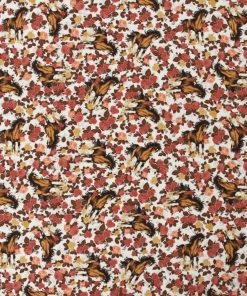 Wild Spirit Horse Floral Super Snuggle Flannel Fabric