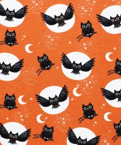 Owls Super Snuggle Halloween Flannel Fabric