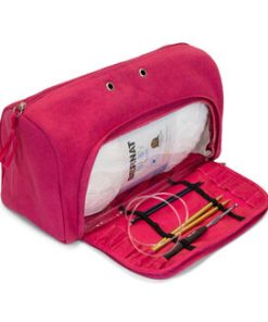 Susan Bates 12X5.5X5.5 Pink Yarn Storage Tote
