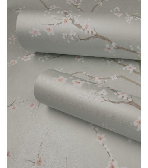 RoomMates Wallpaper Blue Cherry Blossom - Image 5