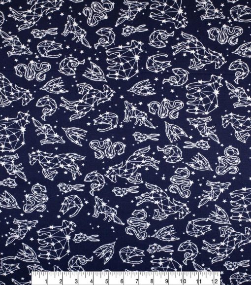 Super Snuggle Flannel Fabric Constellations - Image 2
