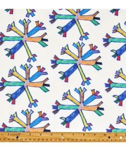 St. Jude Snowflakes by Coraliz Cotton Fabric