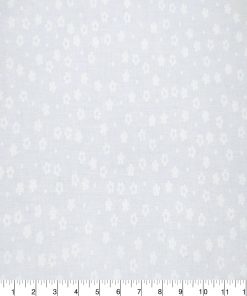 White Ditsy Floral Quilt Cotton Fabric by Quilter s Showcase
