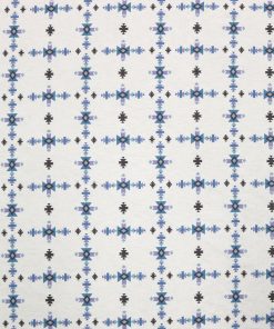 Small Blue Aztec Super Snuggle Flannel Fabric