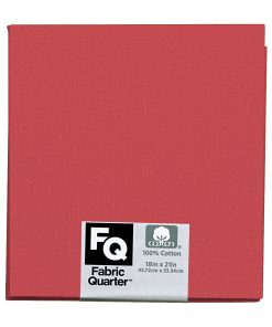 Coral 1 Piece Cotton Fabric Quarter