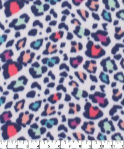 Cheetah Pop Blizzard Fleece Fabric