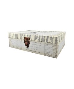 14 Paris Sketch Suitcase Box With Metal Closure by Hudson 43