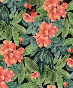 Tommy Bahama 20.5  x 18  Noir Darwin Flora Peel   Stick Wallpaper