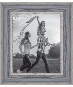 8 x 10 Distressed Light Blue Picture Frame