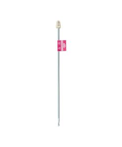 Susan Bates 10in Silvalume Aluminum Tunisian Hook - Hook H