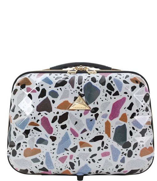 Savoir Collection Terrazzo Print Travel Beauty Case