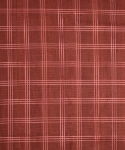 Red Tapestry Plaid Quilt Cotton Fabric by Keepsake Calico
