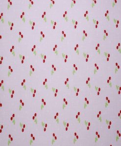 Cherries on Light Pink Quilt Cotton Fabric by Quilter s Showcase