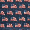 US Flag Patriotic Cotton Fabric