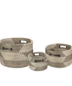 Northlight 3ct Nesting Wicker Baskets