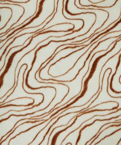 White   Brown Oil Slick Anti Pill Fleece Fabric