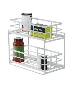 Honey Can Do 8 x 12 White Kitchen 2 Drawer Storage Organizer