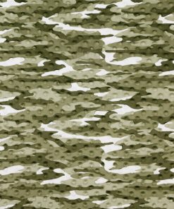 Soft   Mikny Olive Camouflage Dot Fleece Fabric