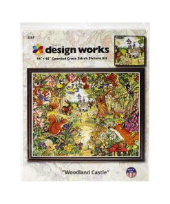 Design Works 18 x 14 Castle in the Clearing Counted Cross Stitch Kit