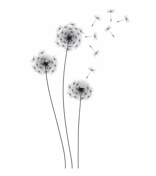 RoomMates Wall Decals Whimsical Dandelion - Image 2