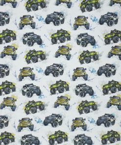 Monster Trucks Super Snuggle Flannel Fabric