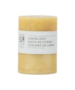 3 x 4 Scented Pillar Candle by Place   Time