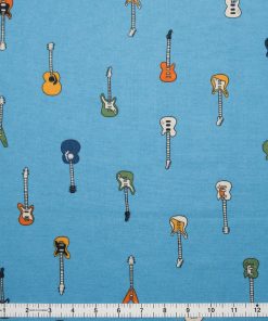 POP! Guitar Super Snuggle Flannel Fabric