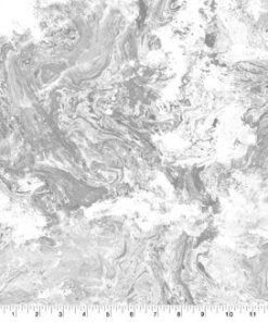 Springs Creative 108 Wide Marble Gray Preimum Cotton Fabric