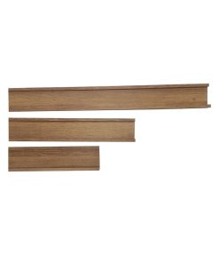 3pc Wood Ledge Picture Frame Shelf Set by Place   Time