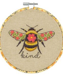 Dimensions 6 Bee Kind Embroidery Kit