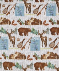 Cabin Life Anti Pill Fleece Fabric
