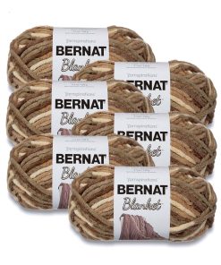 Bernat Blanket 108yds Super Bulky Polyester Yarn 6 Bundle