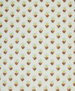 Blue Ditsy Anti Pill Plush Fleece Fabric