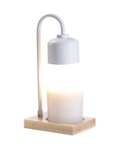 4 White Arched Candle Warmer Lamp