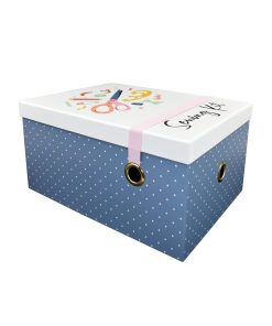 13.5 Sew   Craft Rectangle Box With Elastic Strap by Hudson 43