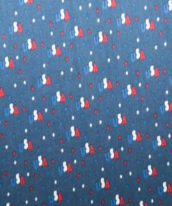 USA On Navy Patriotic Cotton Fabric