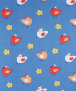 Chickens Blizzard Prints Fleece Fabric