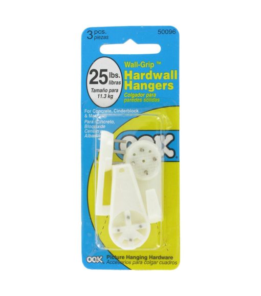 Ook 25lbs Plastic Hardwall Hangers 3ct - Image 2